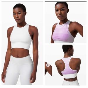 Lululemon Ebb to Train Sun white/pink size 6